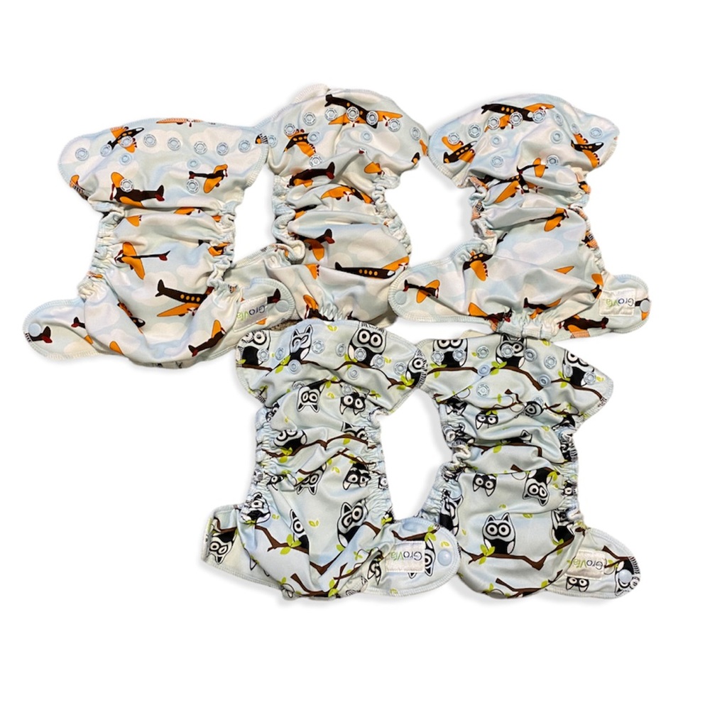 Grovia newborn all in one cloth diapers